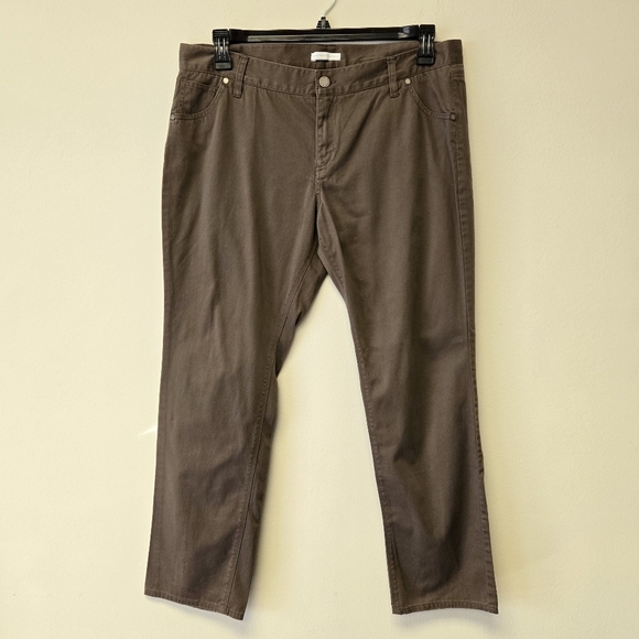 New York & Company Straight Leg Pants Brown 16 Petite - Picture 5 of 5